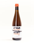 don't panic im natural orange wine front