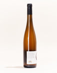 Lindenlaub En Équilibre Riesling natural white wine Alsace France side label