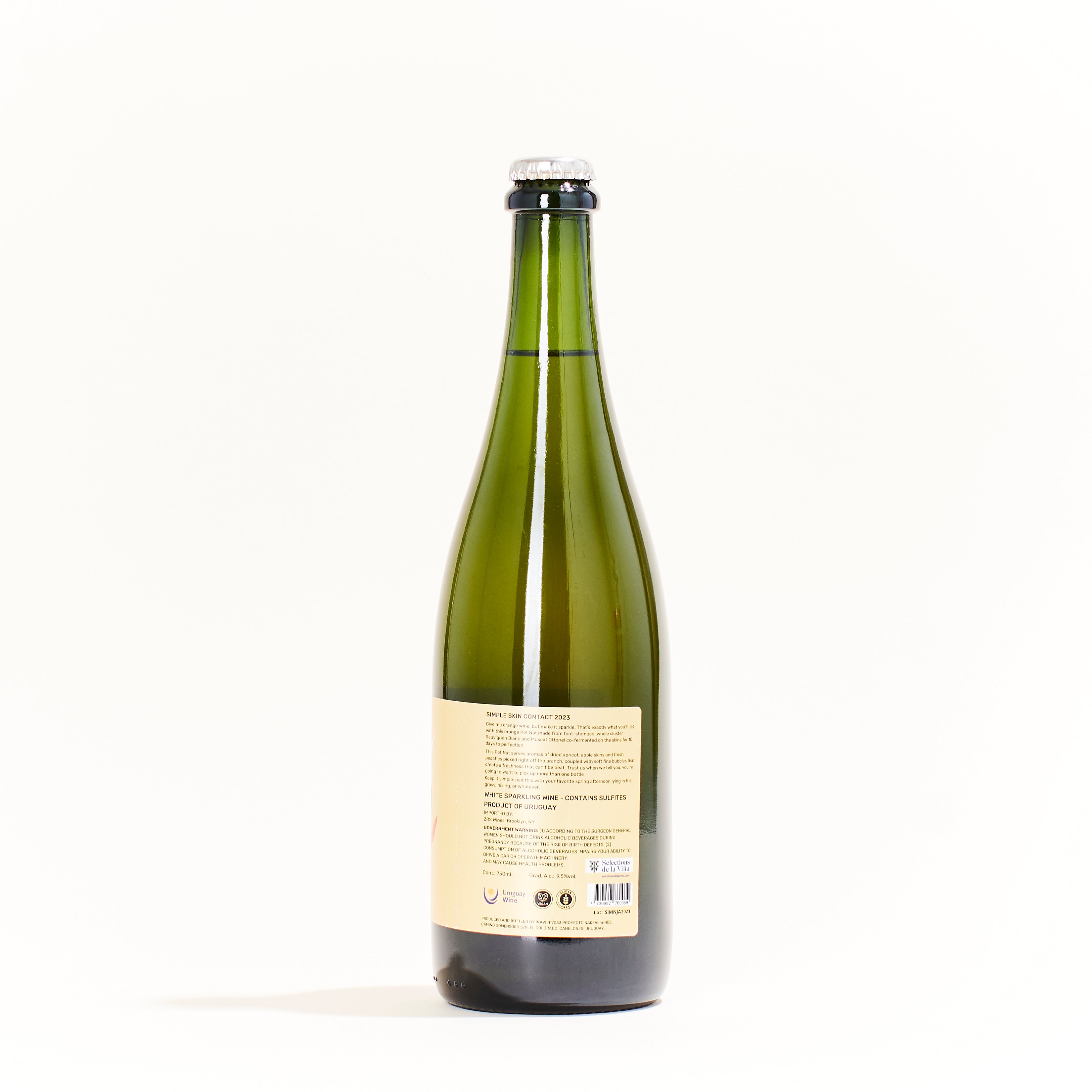 Simple PetNat Naranja Canelones Sparkling | Proyecto Nakkal | MYSA Natural  Wine