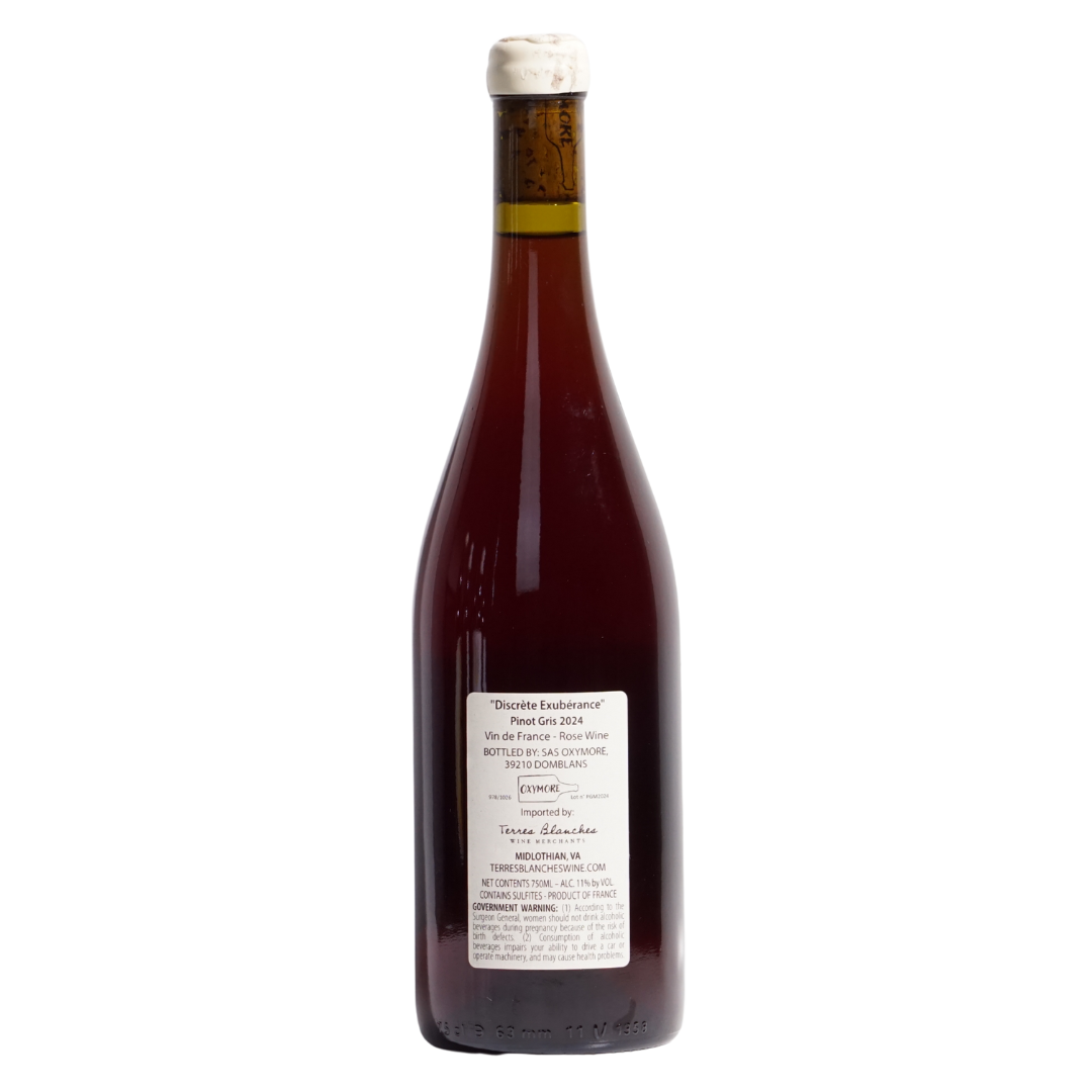 Discrète Exubérance Maceration of Pinot Gris VdF 2024 | Oxymore