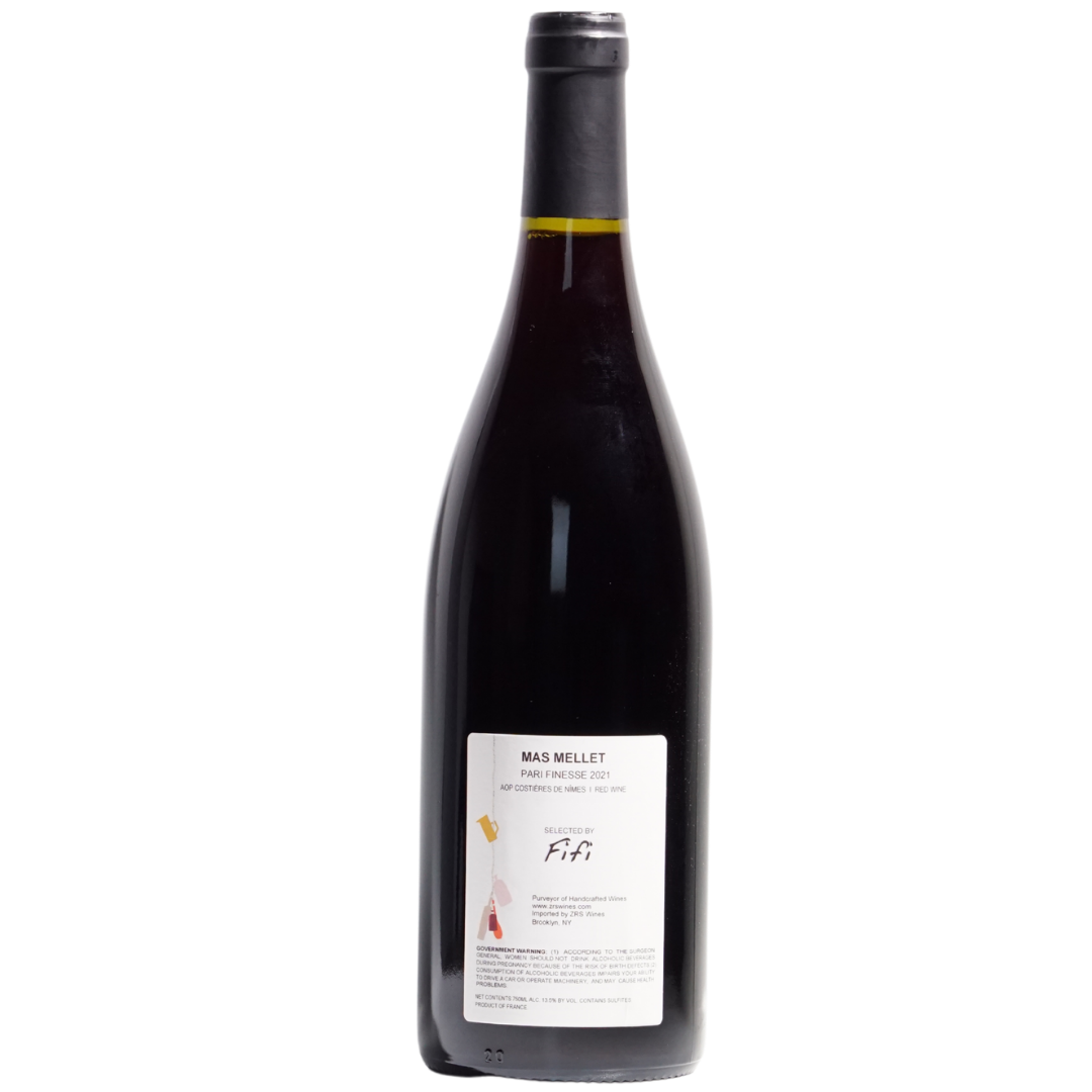 Pari Finesse Costieres des Nimes Red | Mas Mellet | MYSA Natural Wine