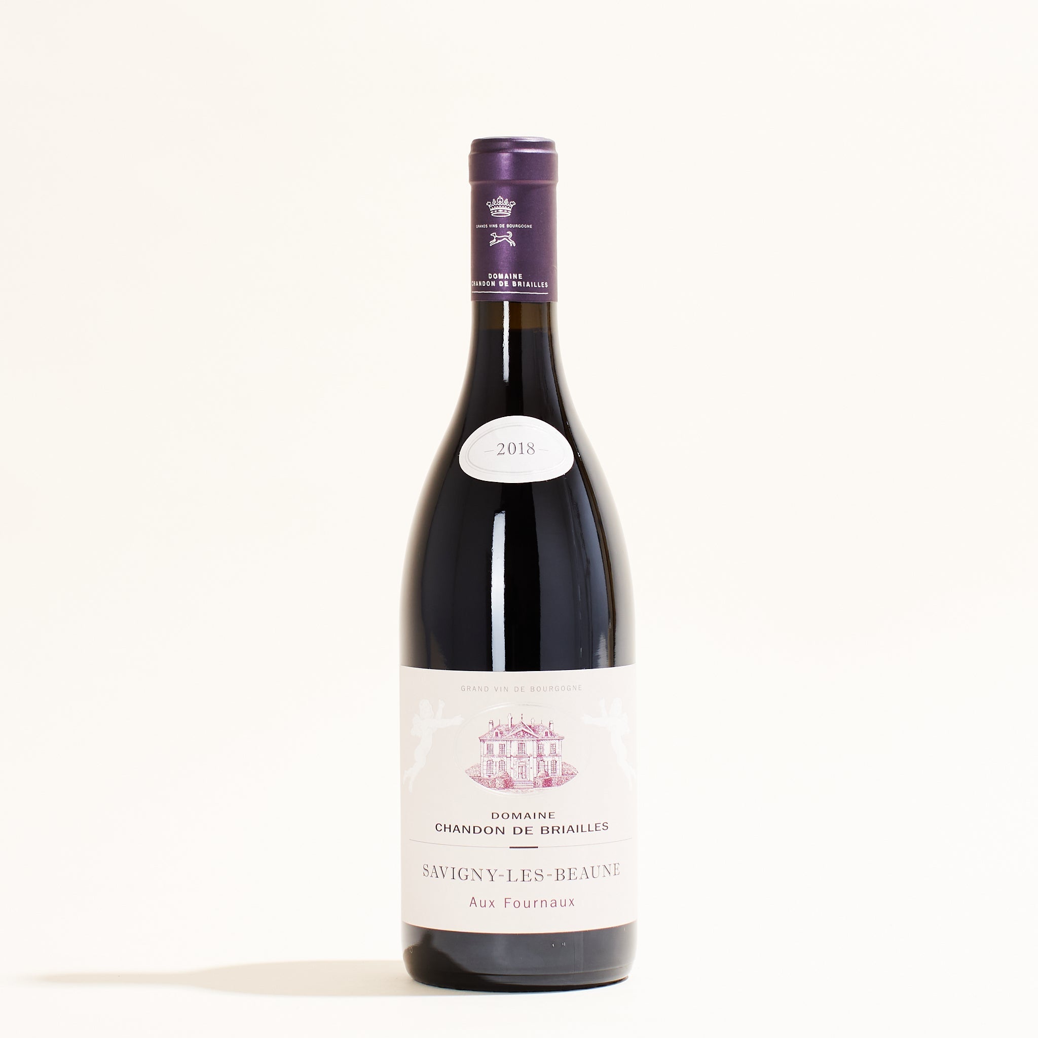 Aux Fournaux Savigny-les-Beaune Red Chandon de Briailles natural red wine Burgundy France front
