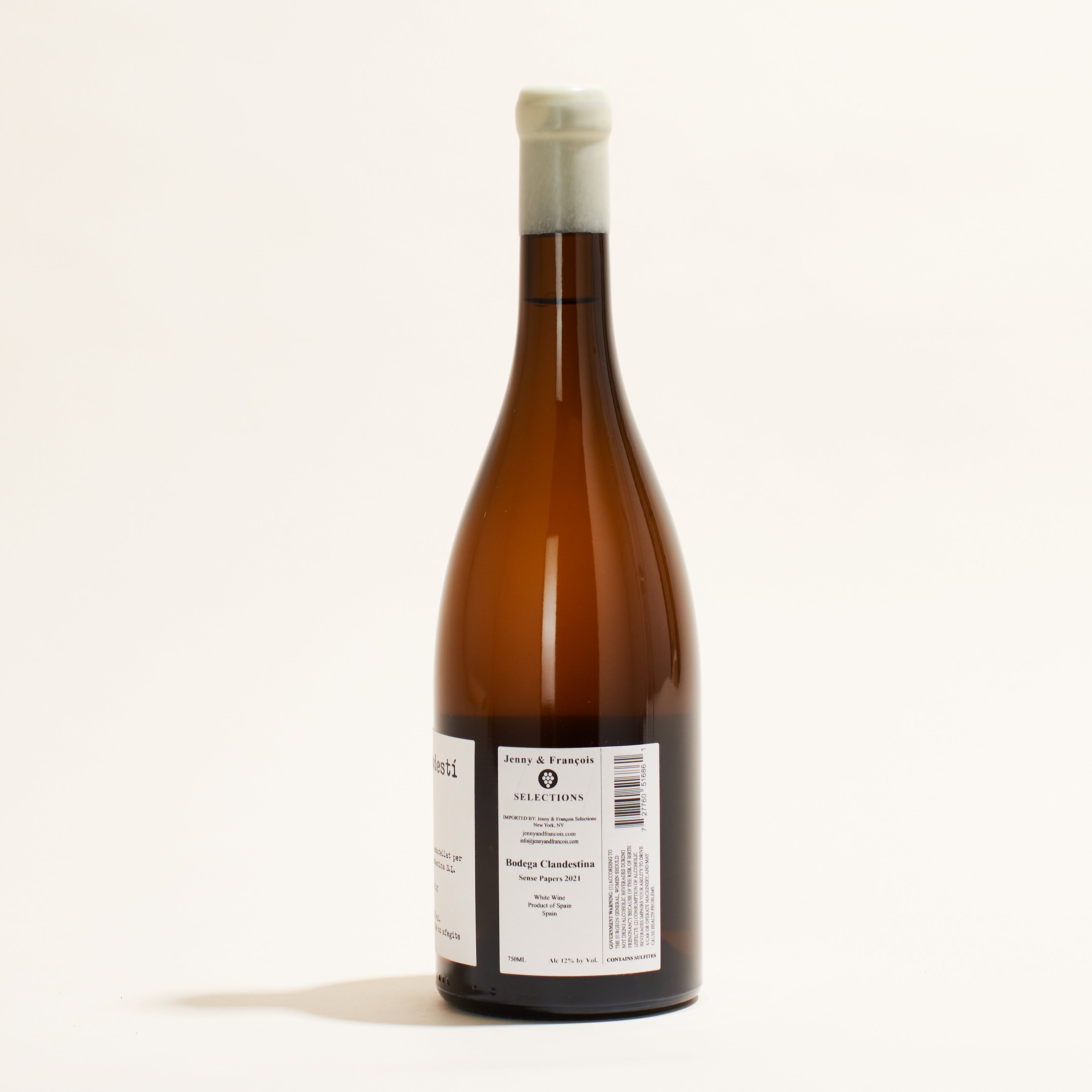 Blanc Sens Papers | Bodega Clandestina | MYSA Natural Wine