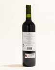 Garnacha Lurbira natural red wine Navarra Spain back