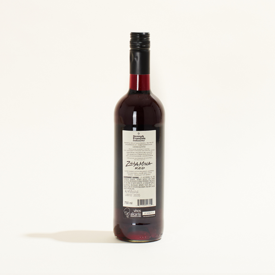 Zillamina Red | Bodegas Pinoso | MYSA Natural Wine
