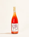 natural rose wine bottle rose populis california usa