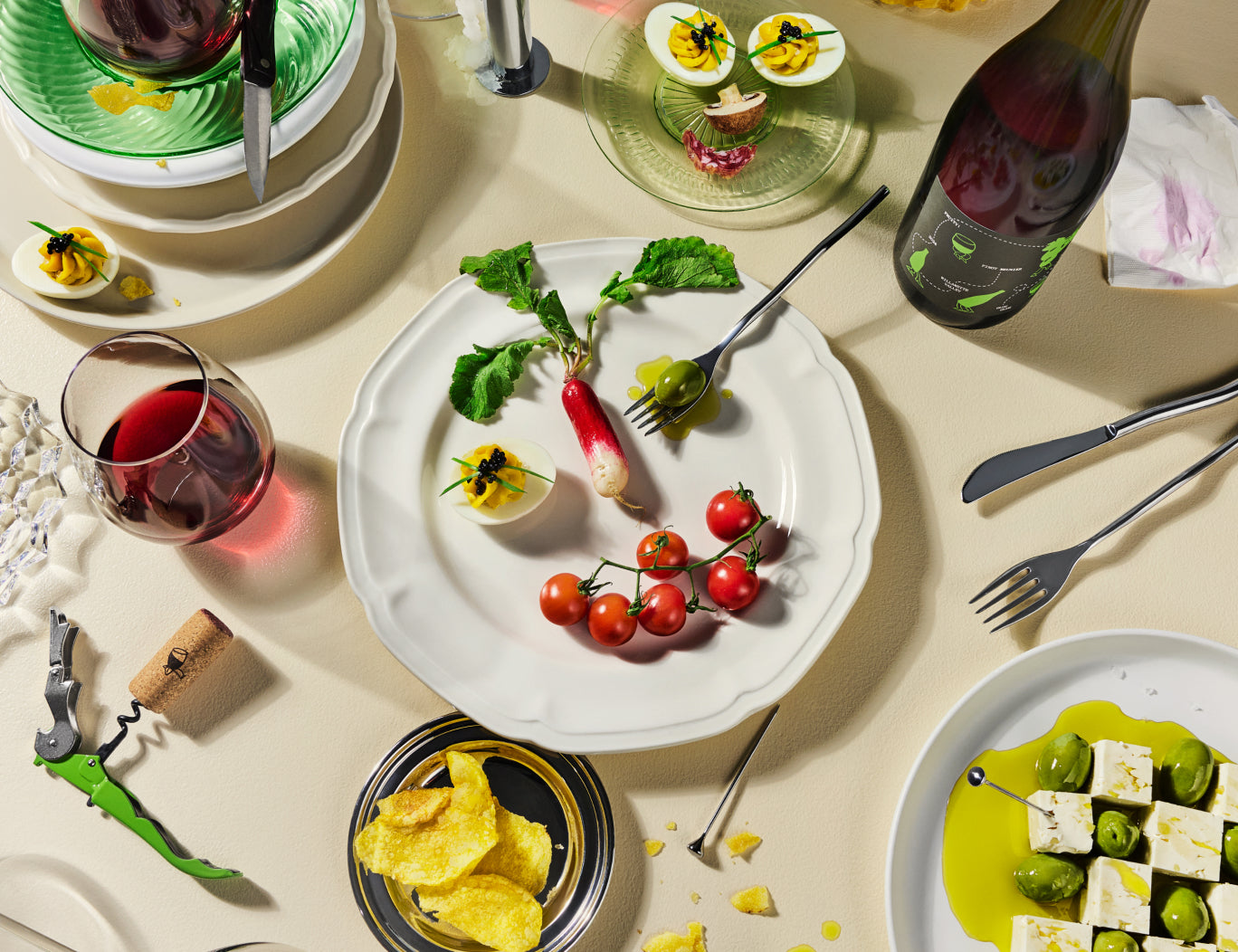 Graza Limited Addition Natural Wine Plate Pic