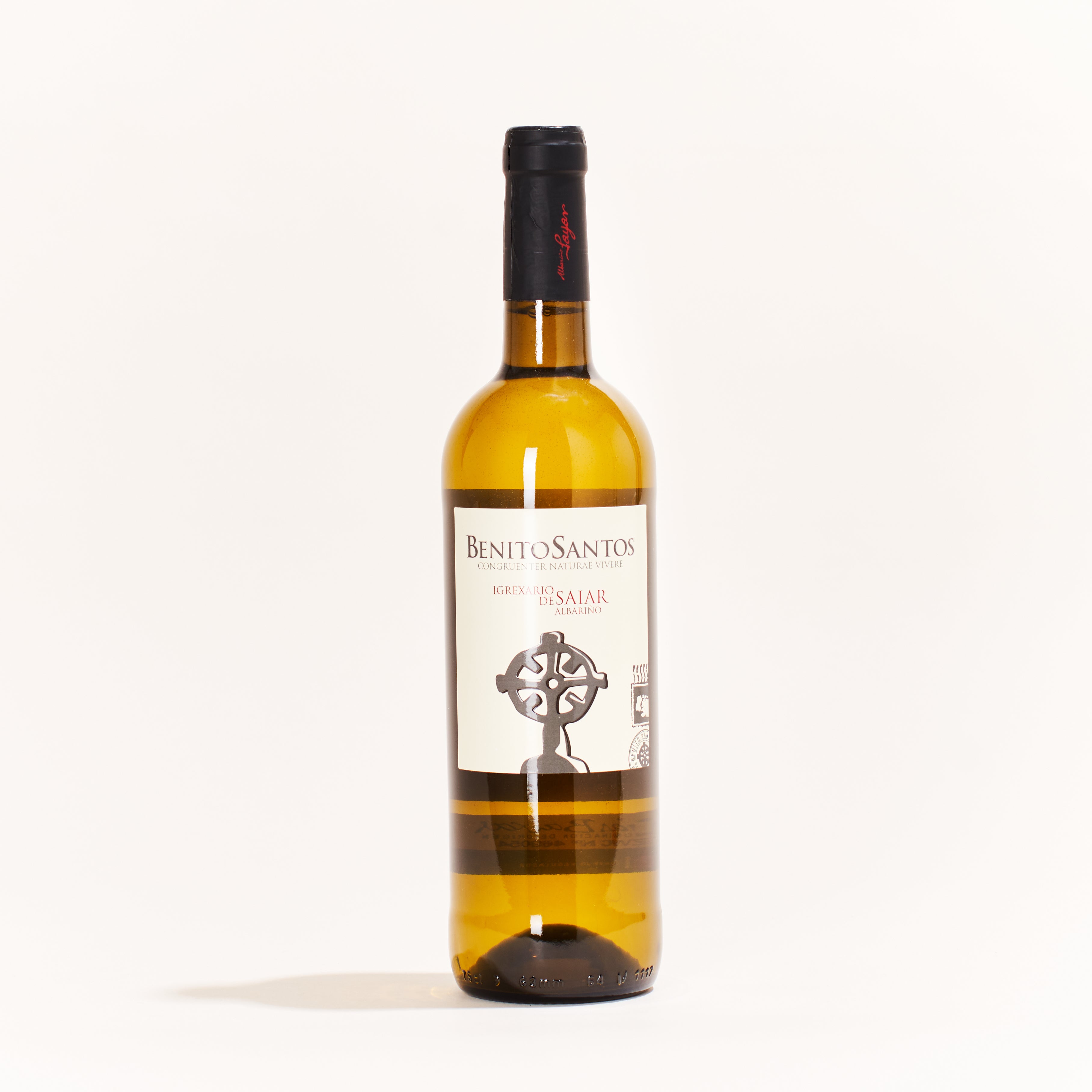 Benito Santos Saiar Albariño natural white wine Rias Baixas Spain