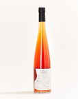 Binner Si Rose Pinot Gris natural orange wine Alsace France back label