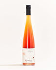 Binner Si Rose Pinot Gris natural orange wine Alsace France side label