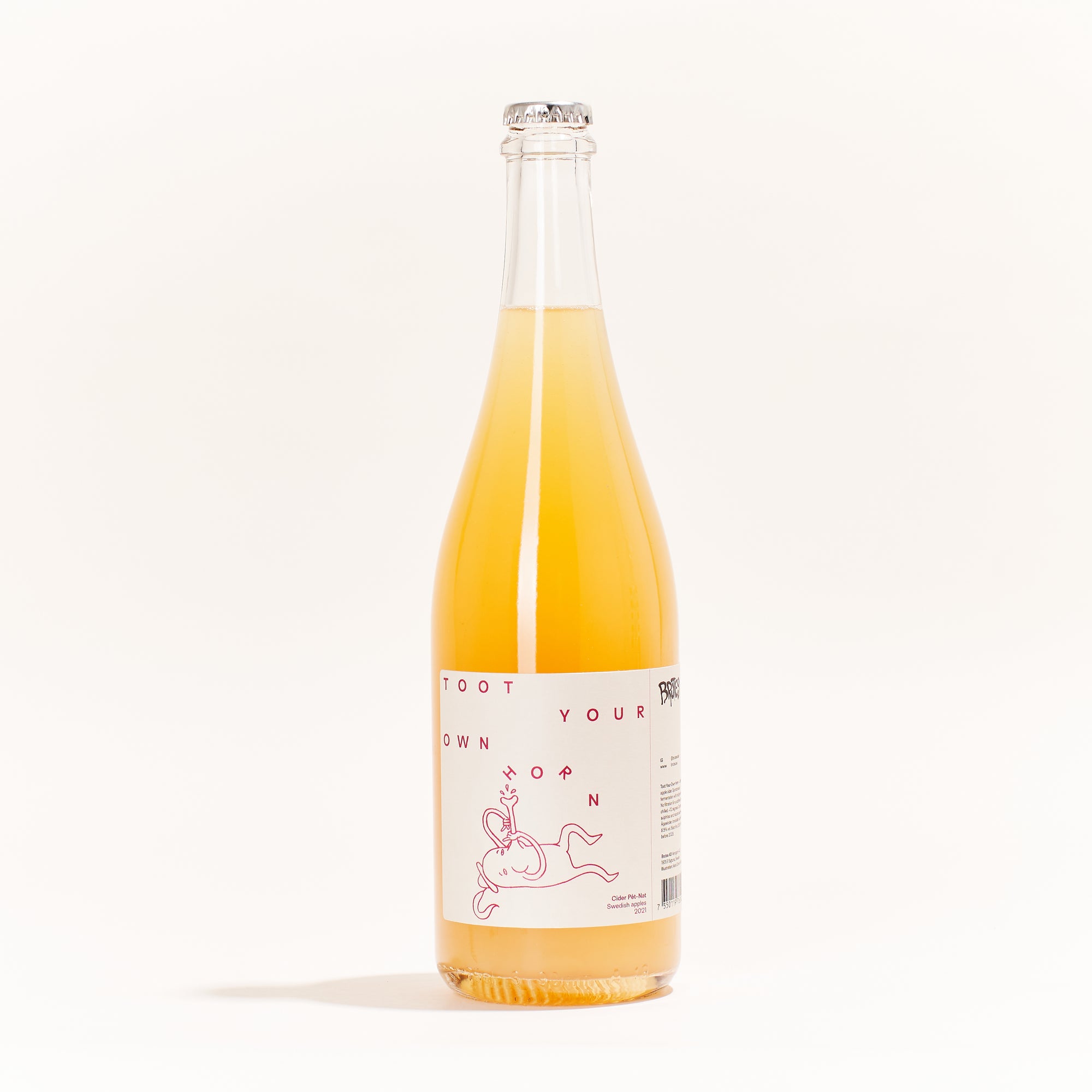 Brutes Cider Toot Your Own Horn Swedish apples natural sparkling cider Stockholm Sweden