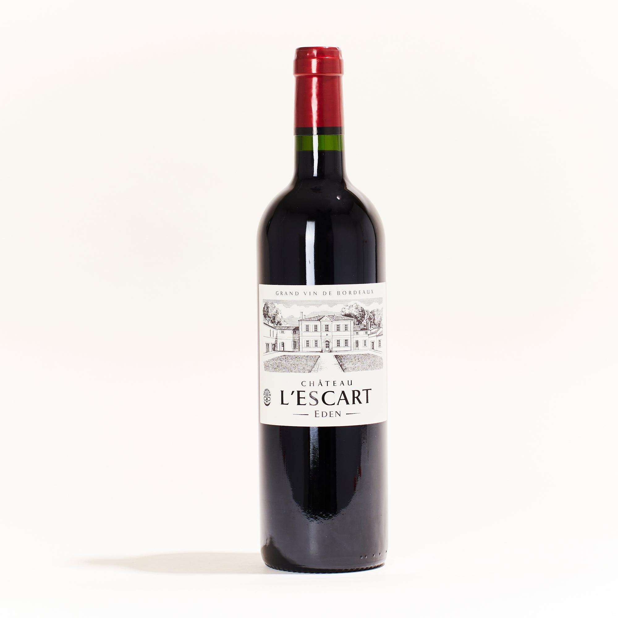 Chateau L'Escart                                                            Supérieur Eden merlot, cabernet sauvignon natural red wine Bordeaux France