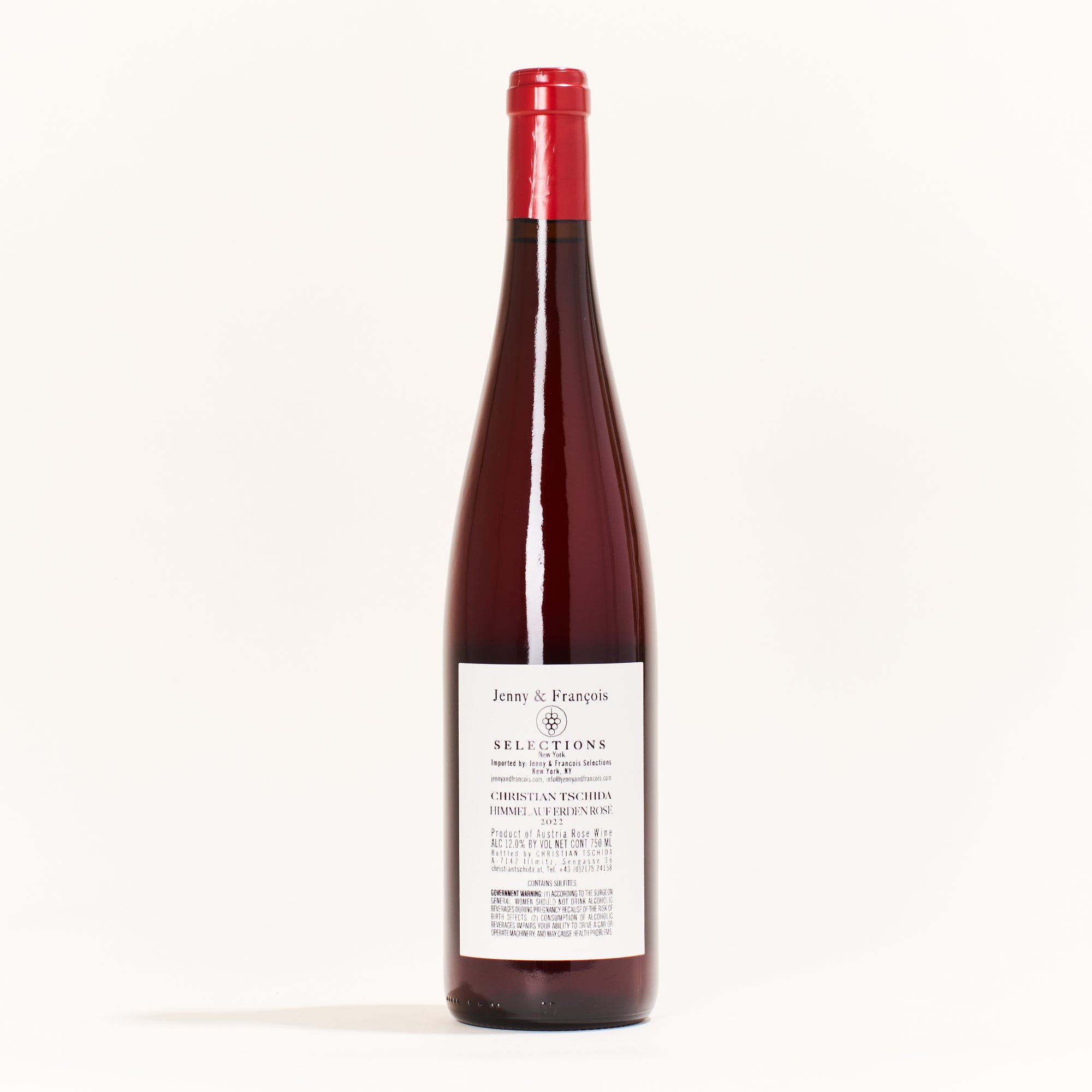 Christian Tschida Himmel Auf Erden Rose back label