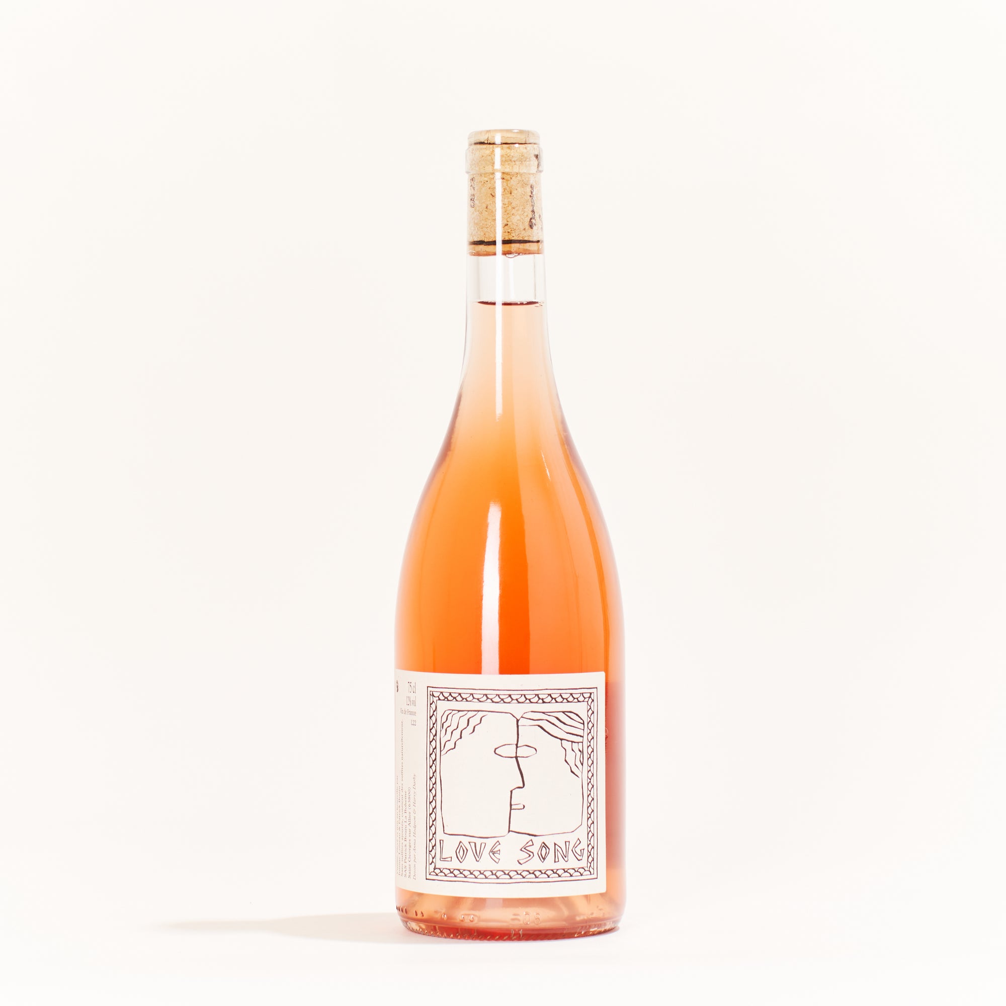 DOMAINE LA BOHEME                    Love Song Pinot Noir, Mourvedre, Cinsault natural Rosé wine Auvergne France