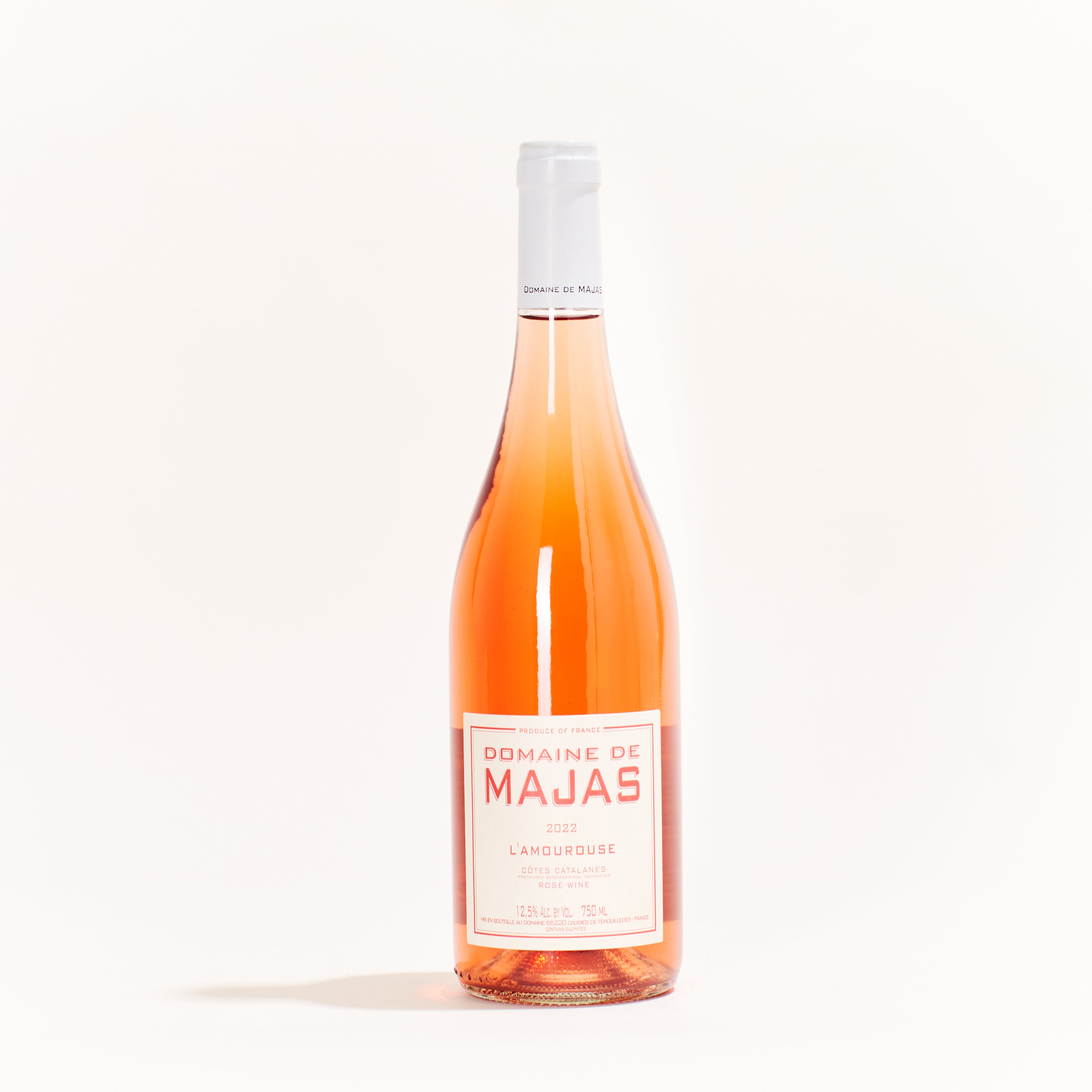 Domaine de Majas L&#39;Amourouse Rosé Syrah  natural Rosé wine Côtes Catalanes France