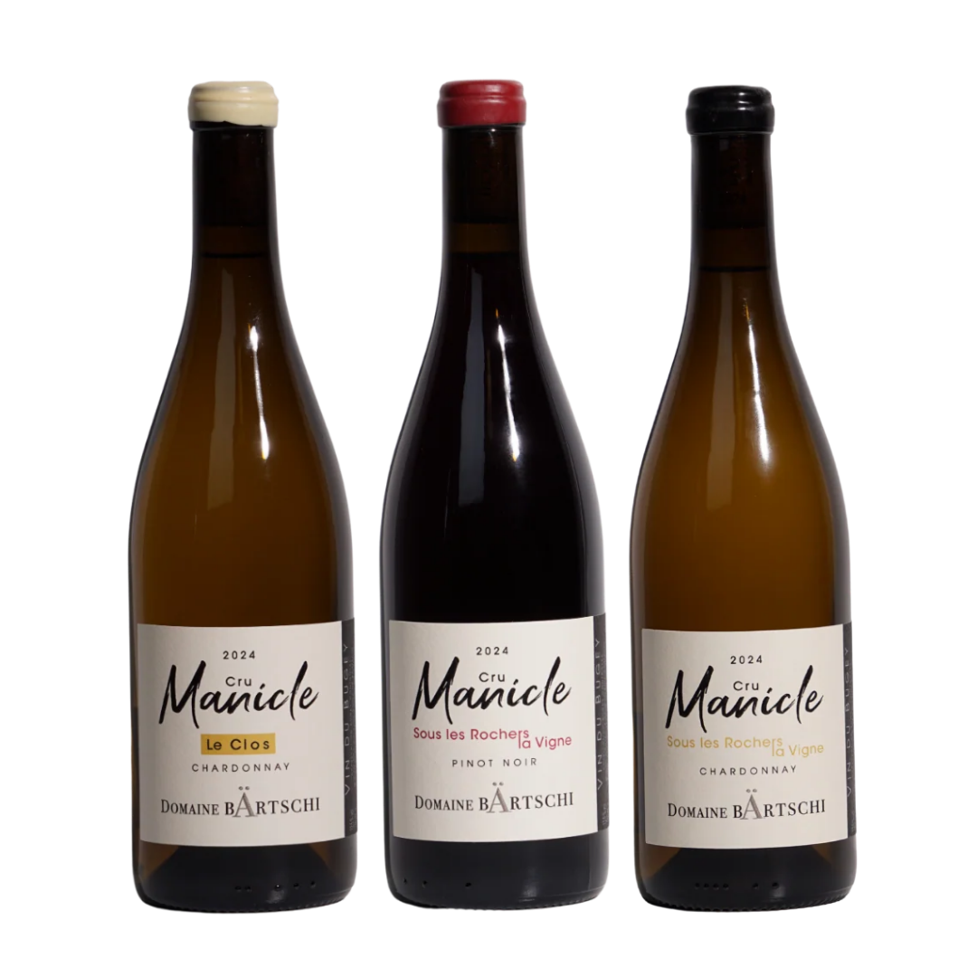 Domaine Bärtschi Cru Manicle 3-Pack | Chardonnay + Pinot Noir