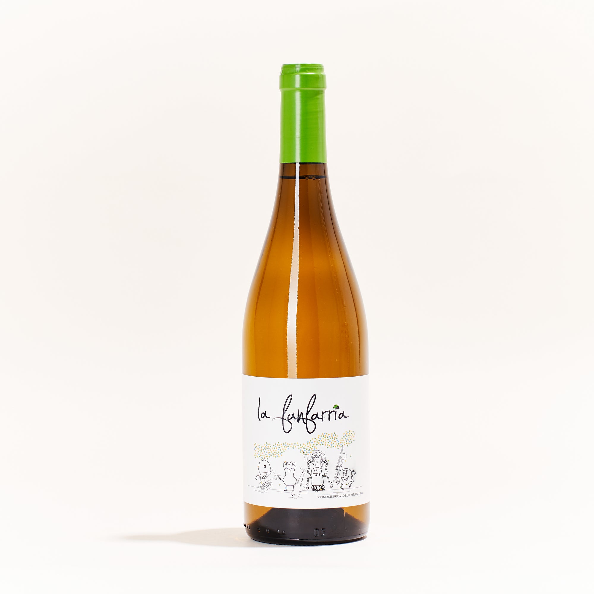 Dominio del Urogallo La Fanfarria Blanco Albarin Blanco, Albillo natural white wine Asturias Spain