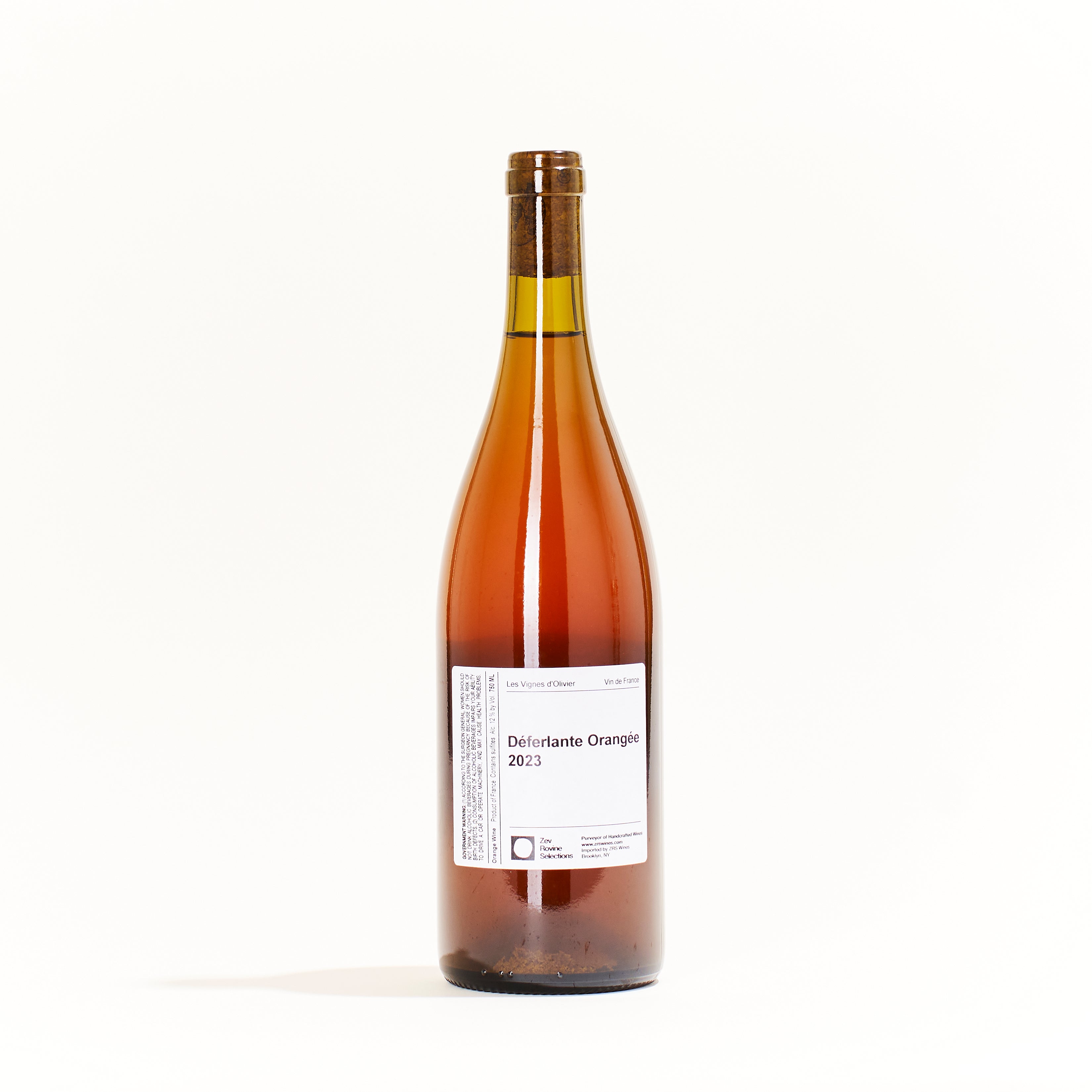 Déferlante Orangée&quot; VDF White  LES VIGNES D&#39;OLIVIER natural Sparkling Wine Languedoc France