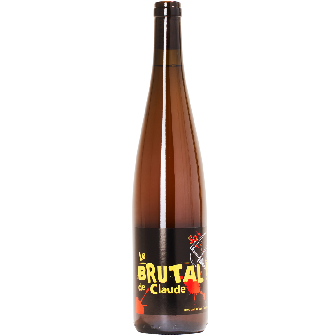 Les Vins Pirouettes Brutal natural orange wine Alsace France front