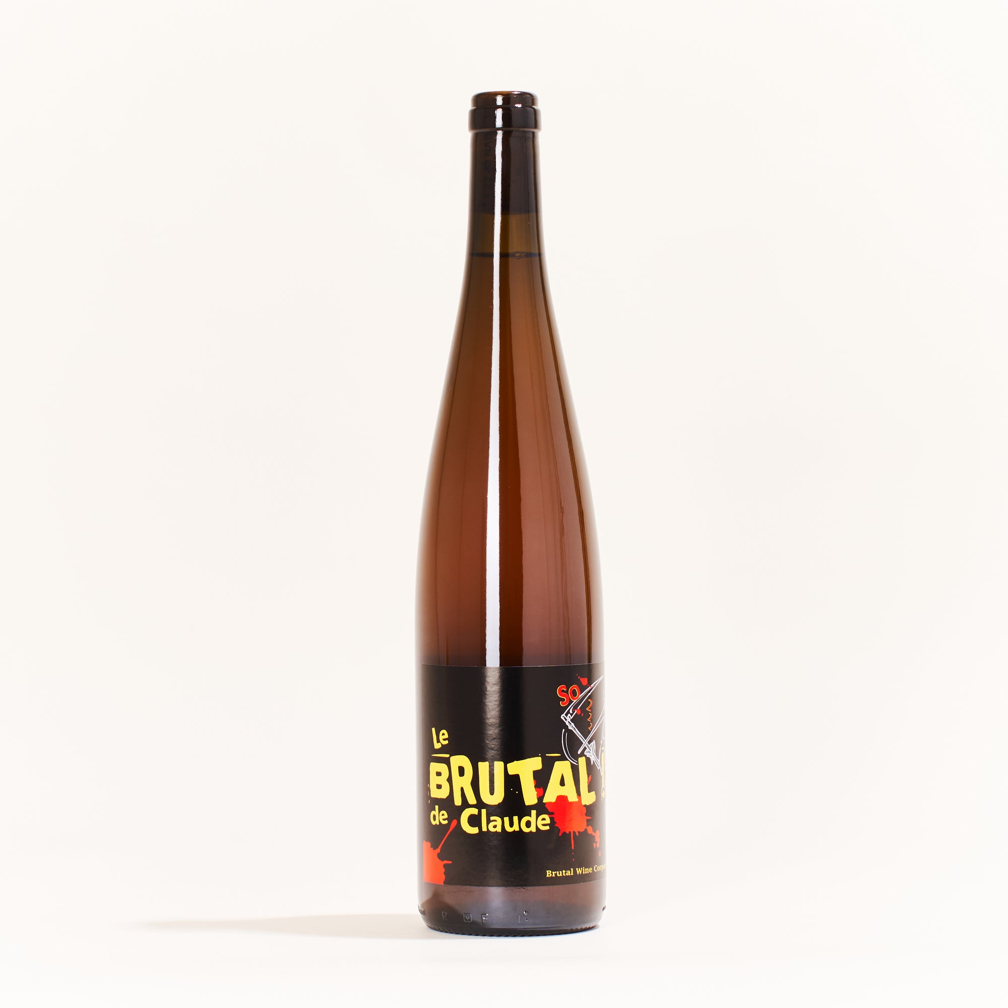 Les Vins Pirouettes Brutal de Claude blanc Riesling/Sylvaner natural orange wine Alsace France