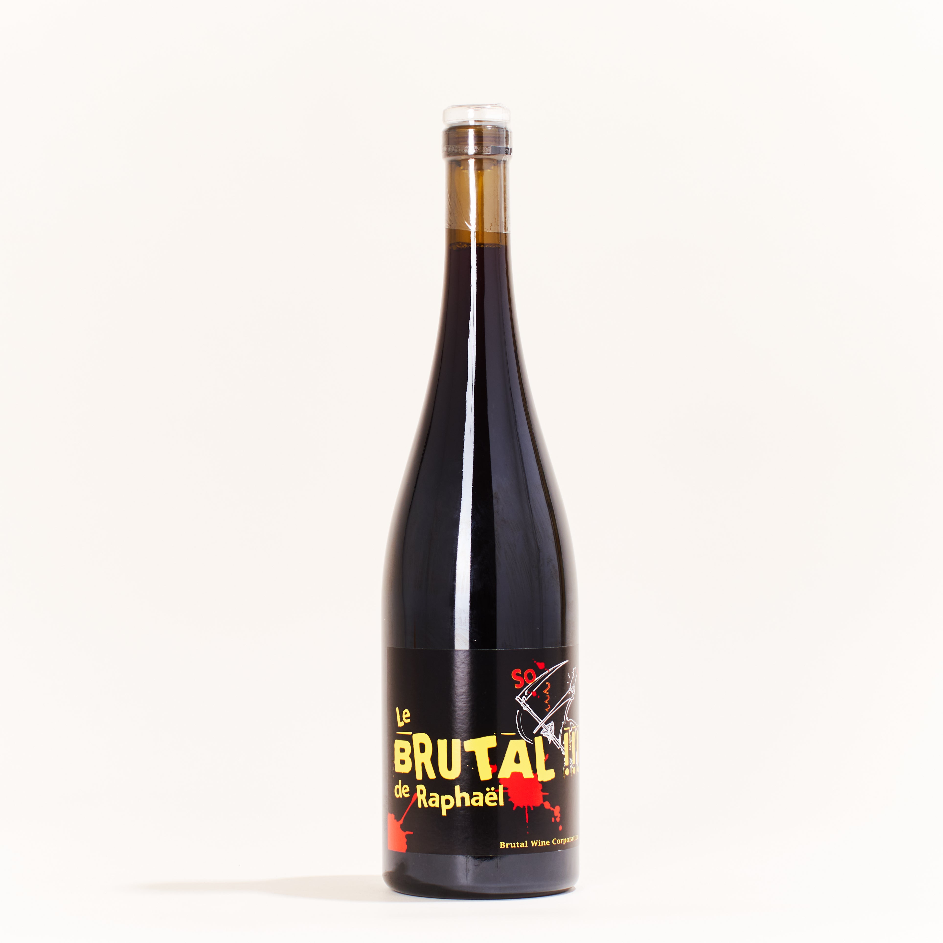 Les Vins Pirouettes Brutal de Raphael Pinot noir natural red wine Alsace France