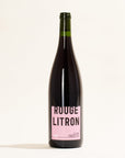 Litron de Rouge de David Les Vins Pirouettes natural red wine Alsace France front