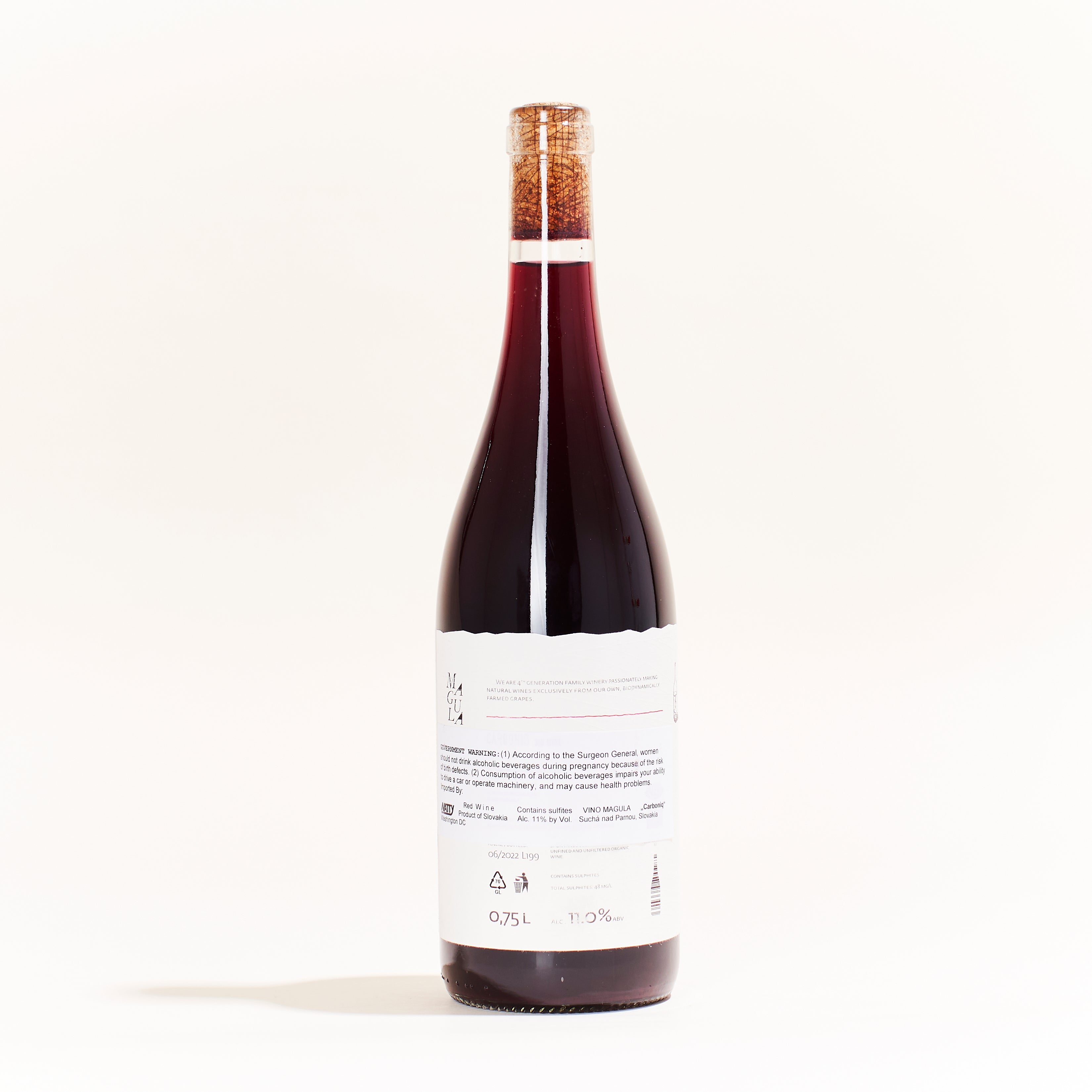Magula-Carboniq-Blauer-Portugieser-natural-red-wine-Malokarpatska-Slovakia back label