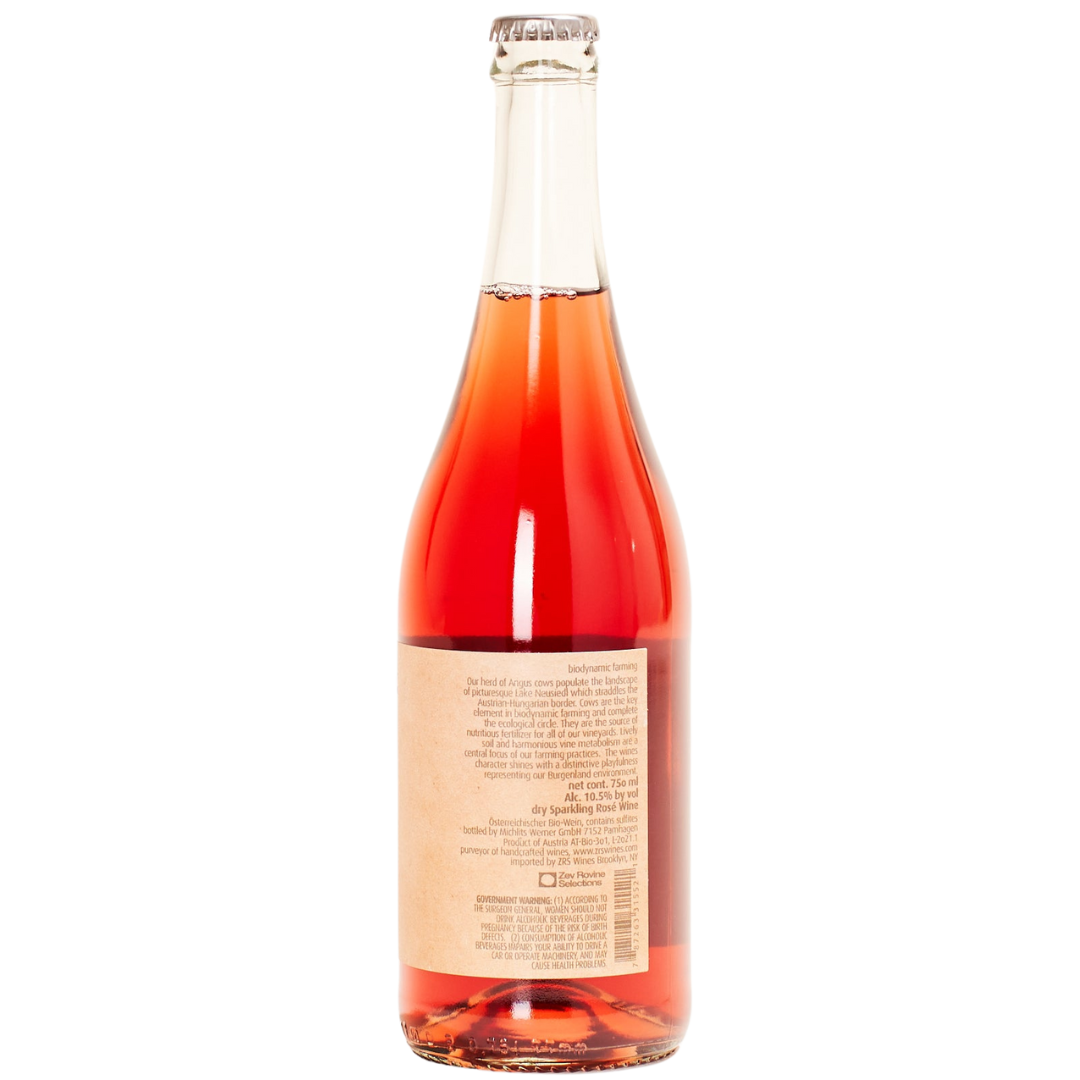 Meinklang Prosa natural Rosé wine Burgenland Austria back