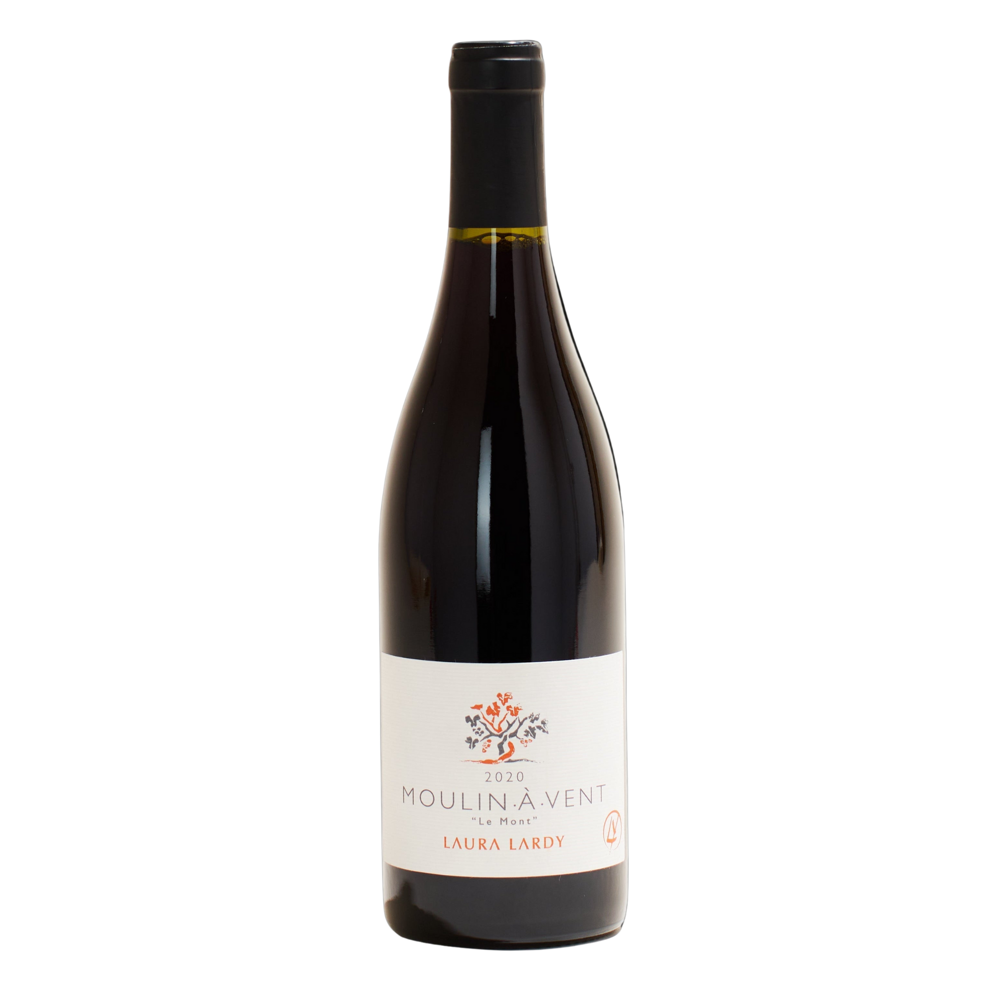 Moulin a Vent Le Mont Laura Lardy natural red wine Beaujolais France front
