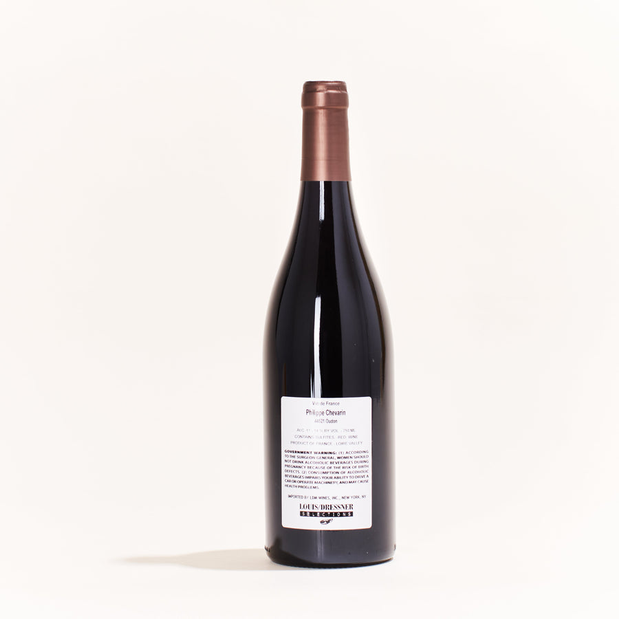Philippe Chevarin  Detour Rouge Cabernet Franc natural red wine Loire Valley France back label