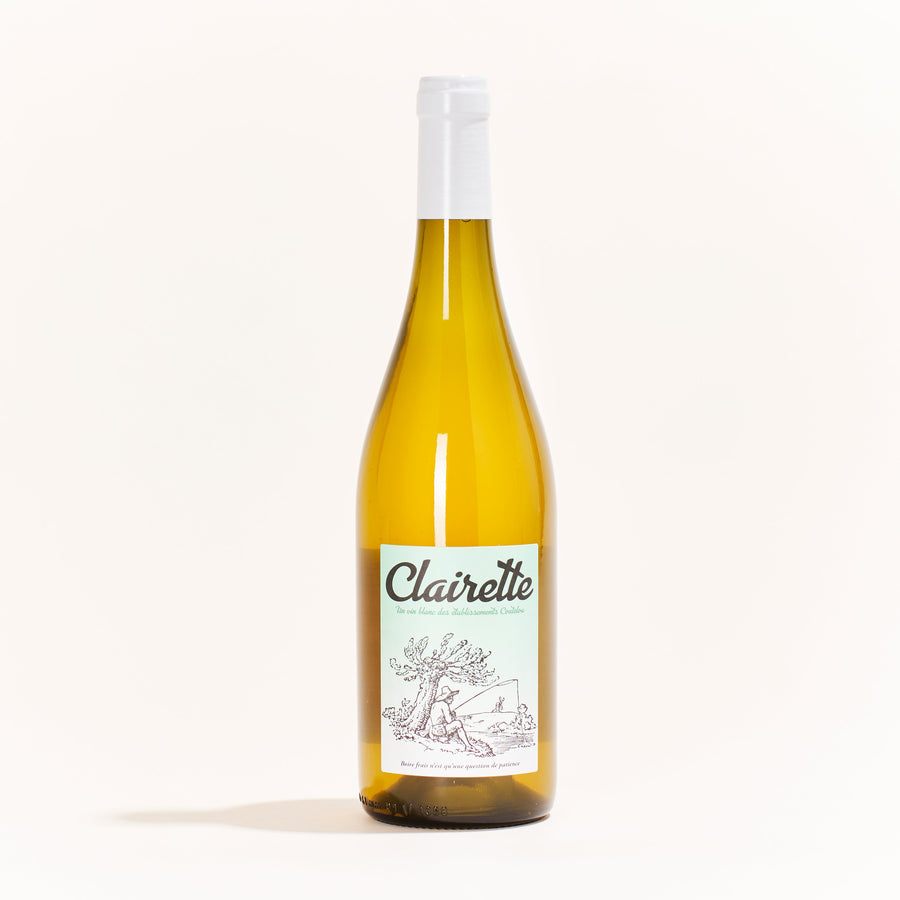 VDF Clairette Mas Coutelou Aramon  Cinsault  Grenache  Clairette Languedoc  France natural white wine