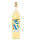 White Azimut natural white wine Cataluna Spain front