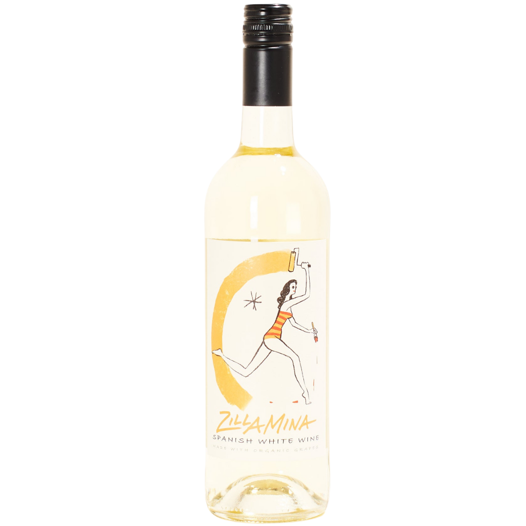 Zillamina Blanco natural white wine Alicante Spain front