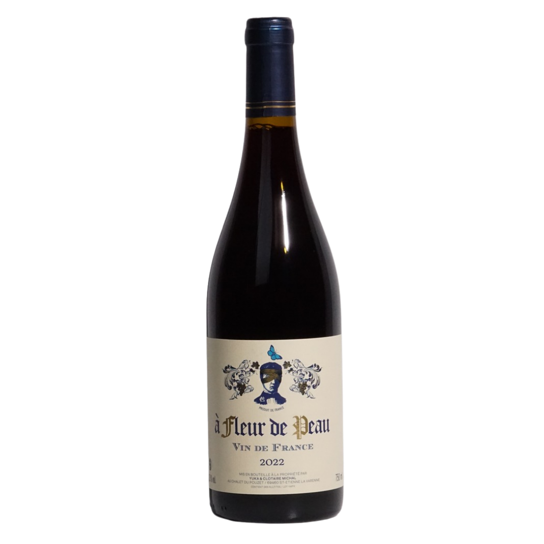 a fleur de peau vdf gamay 2022 natural red france front
