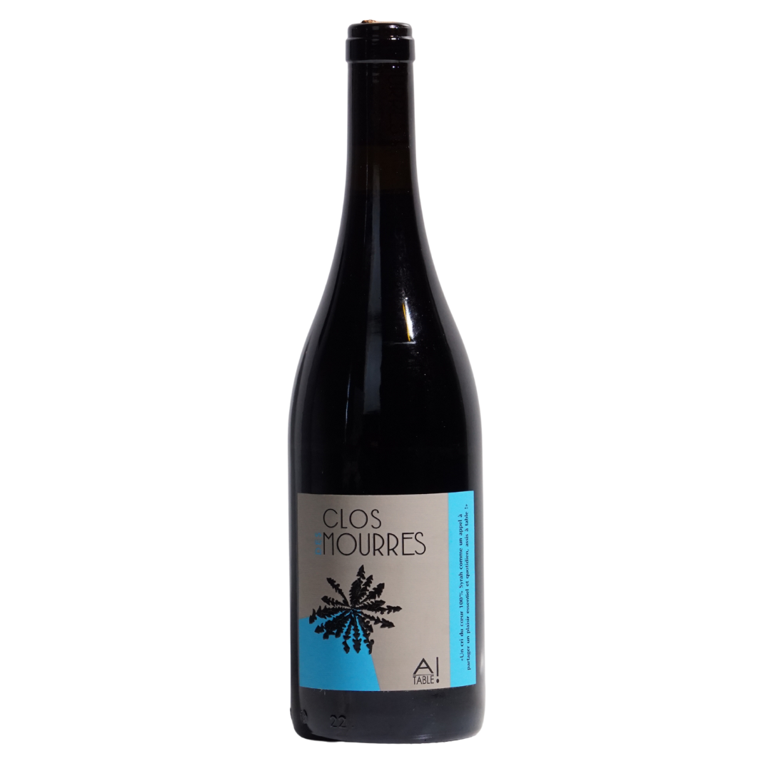 A Table! VDF Red Clos des Mourres natural red wine Vin de France France front