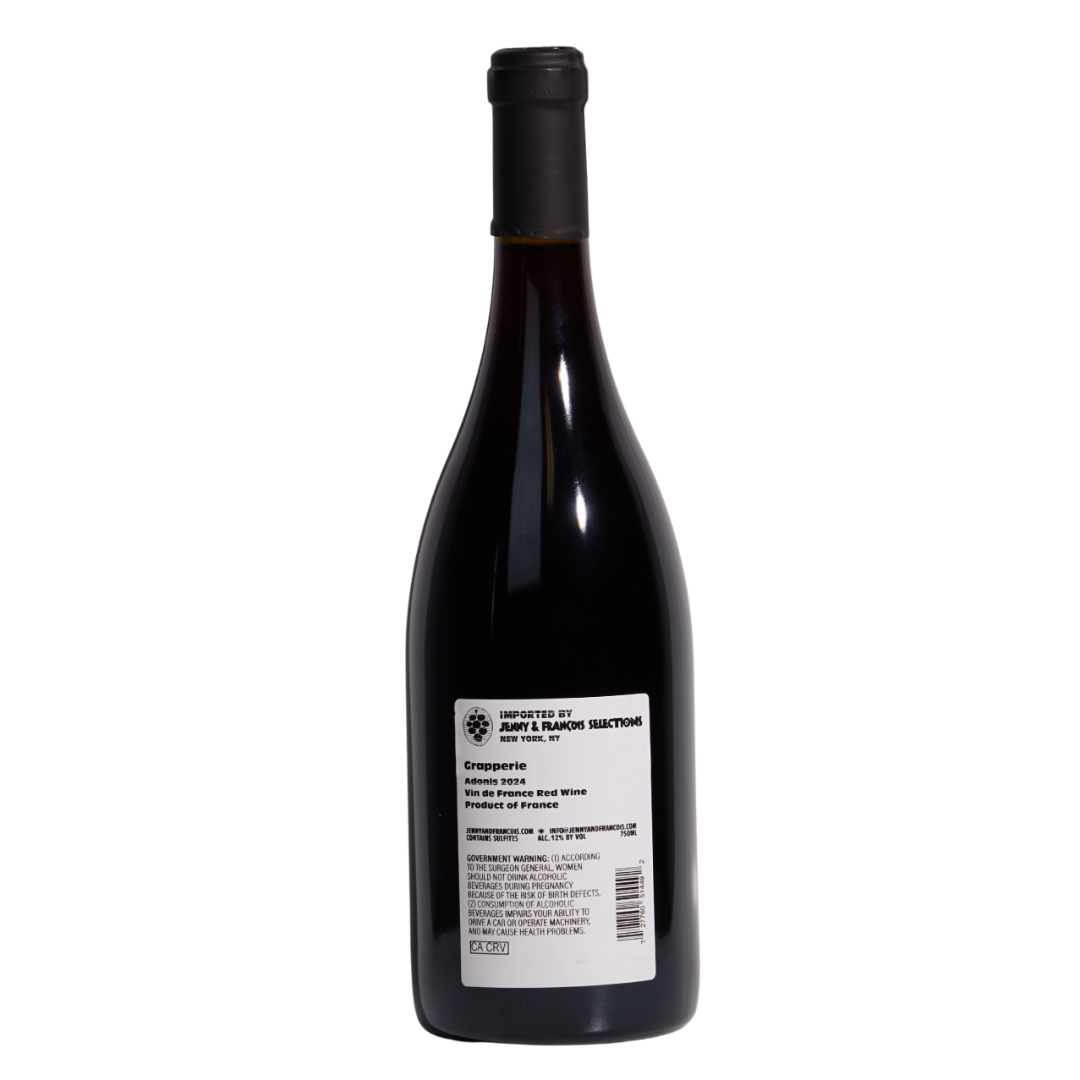 adonis grapperie natural Red wine Loire France