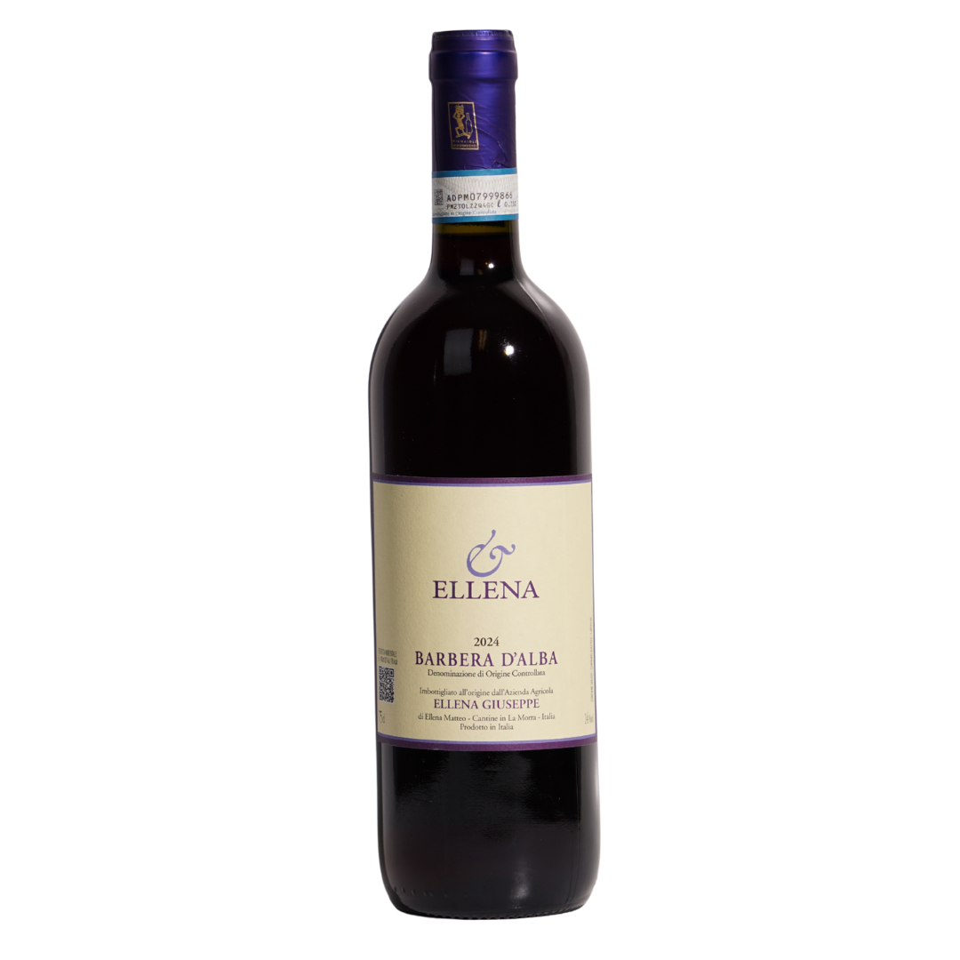 barbera dalba 2024 ellena giuseppe piedmont natural red italy front