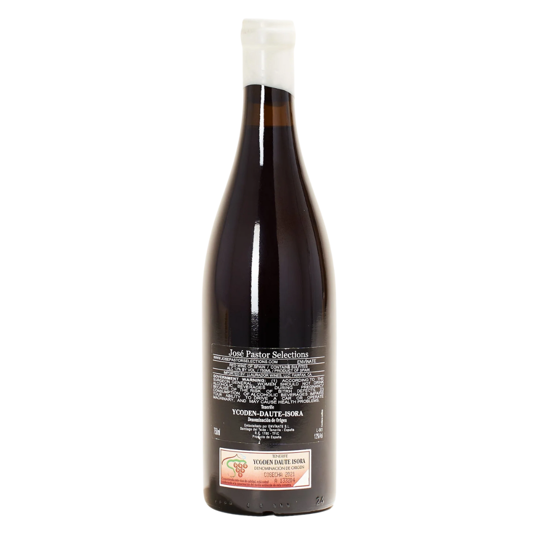 benje tinto 2023 envinate natural red wine canary islands spain back