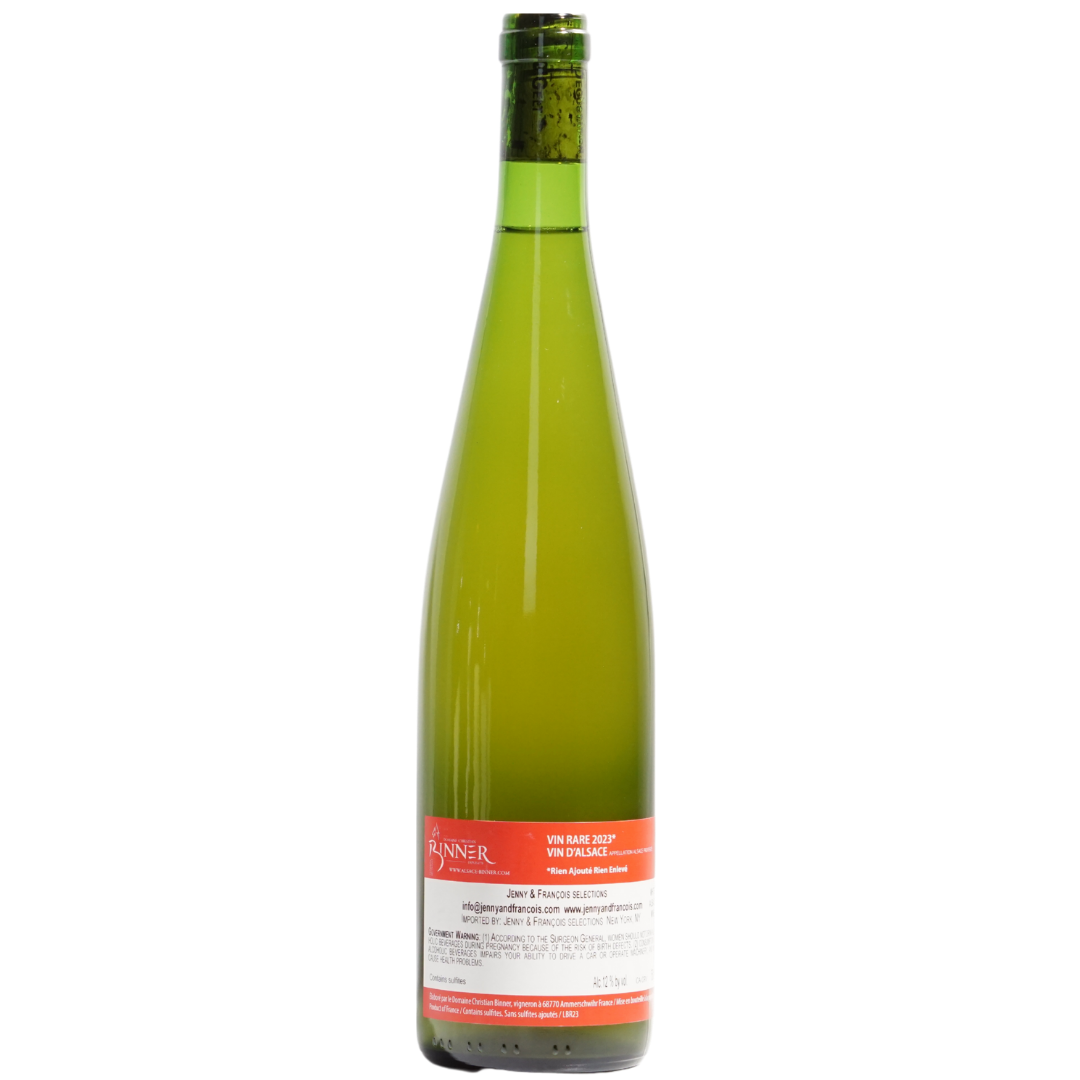 Bombisch Binner Natural White Wine Alsace France Back