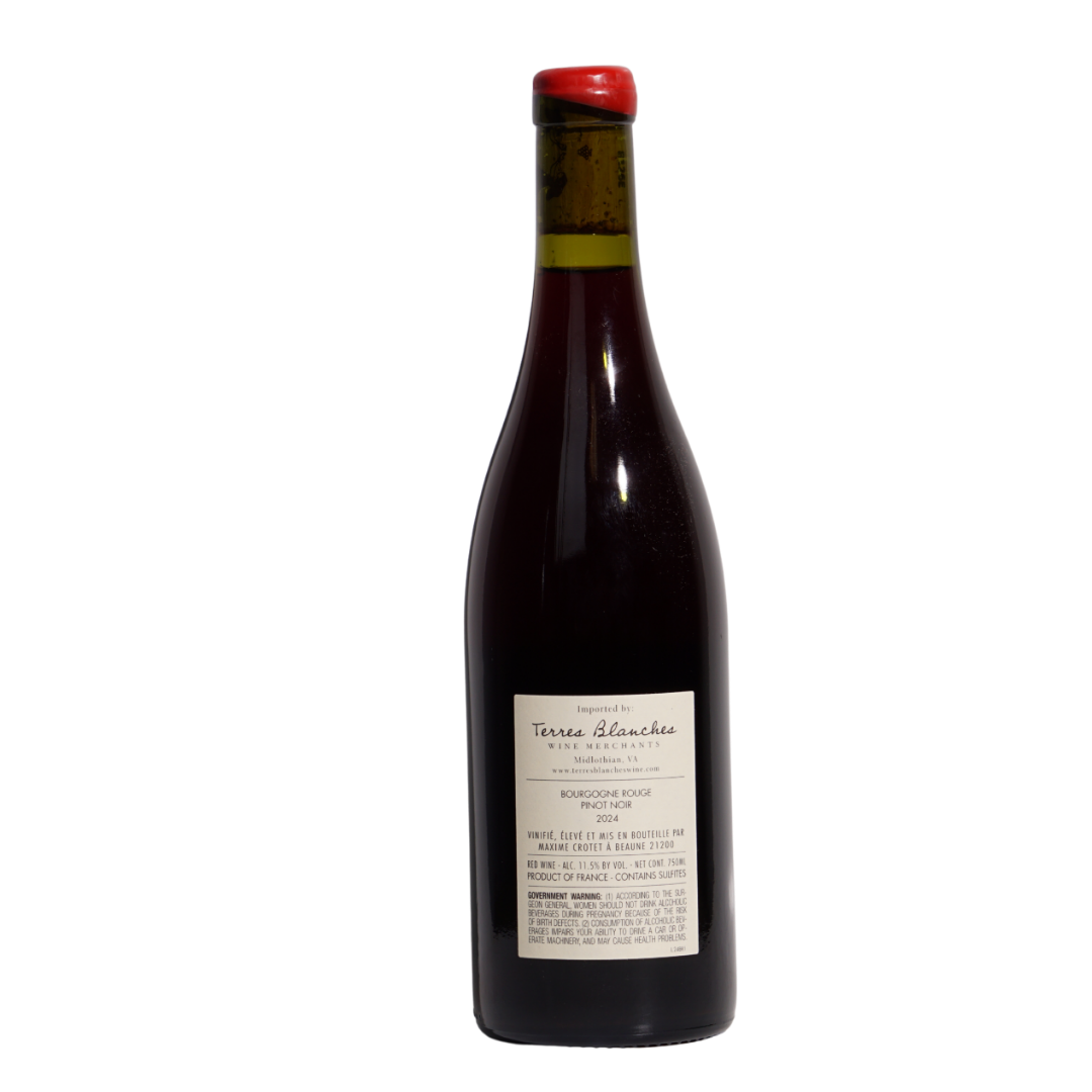 bourgogne rouge maxime crotet natural Red wine Burgundy France