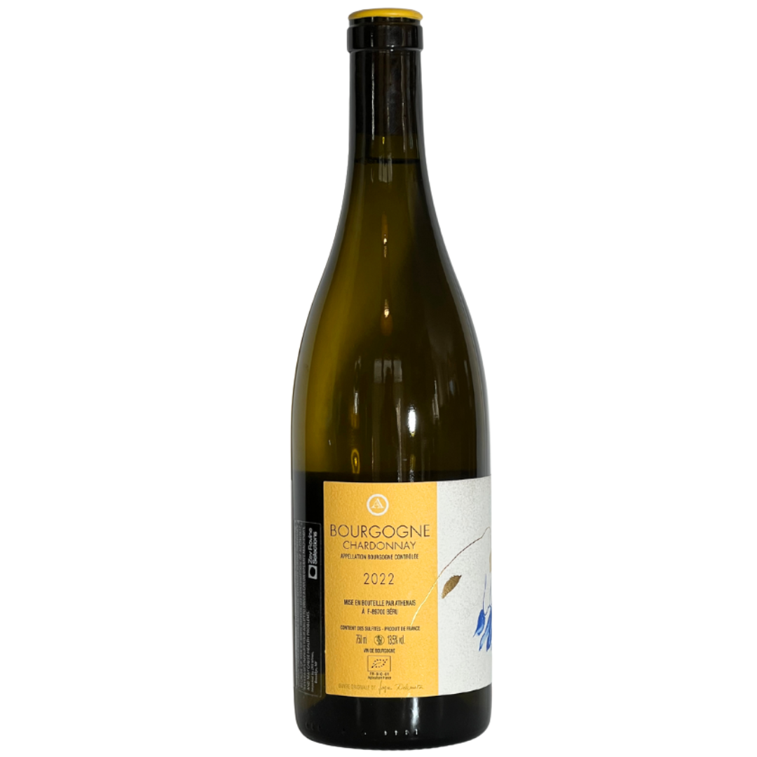 Chateau de Beru Athénaïs Bourgogne White natural White wine Chardonnay Burgundy France back