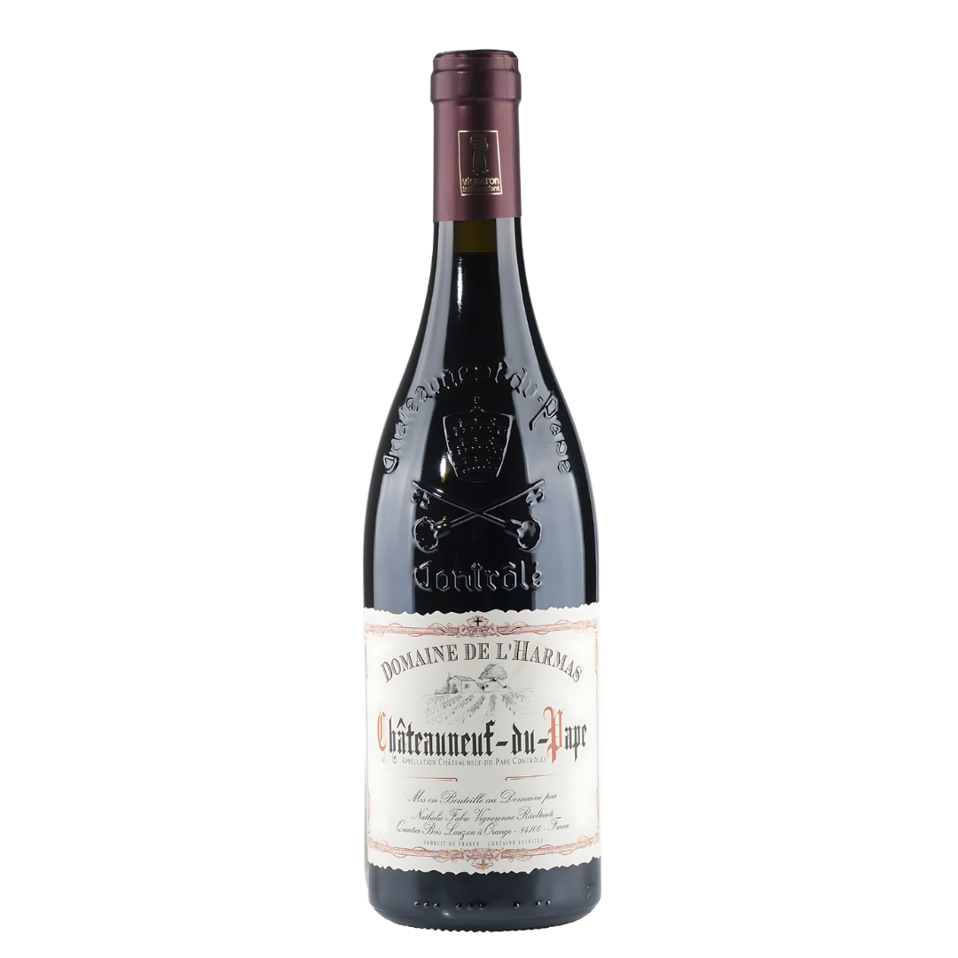 chateauneuf du pape domaine de lharmas natural Red wine Rhone_Valley France