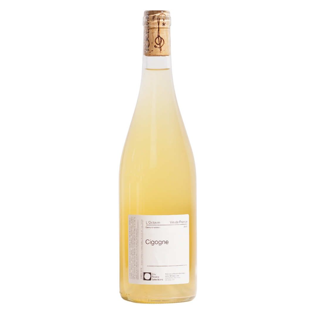Cigogne VDF White Domaine De L’Octavin Natural White Wine Jura France