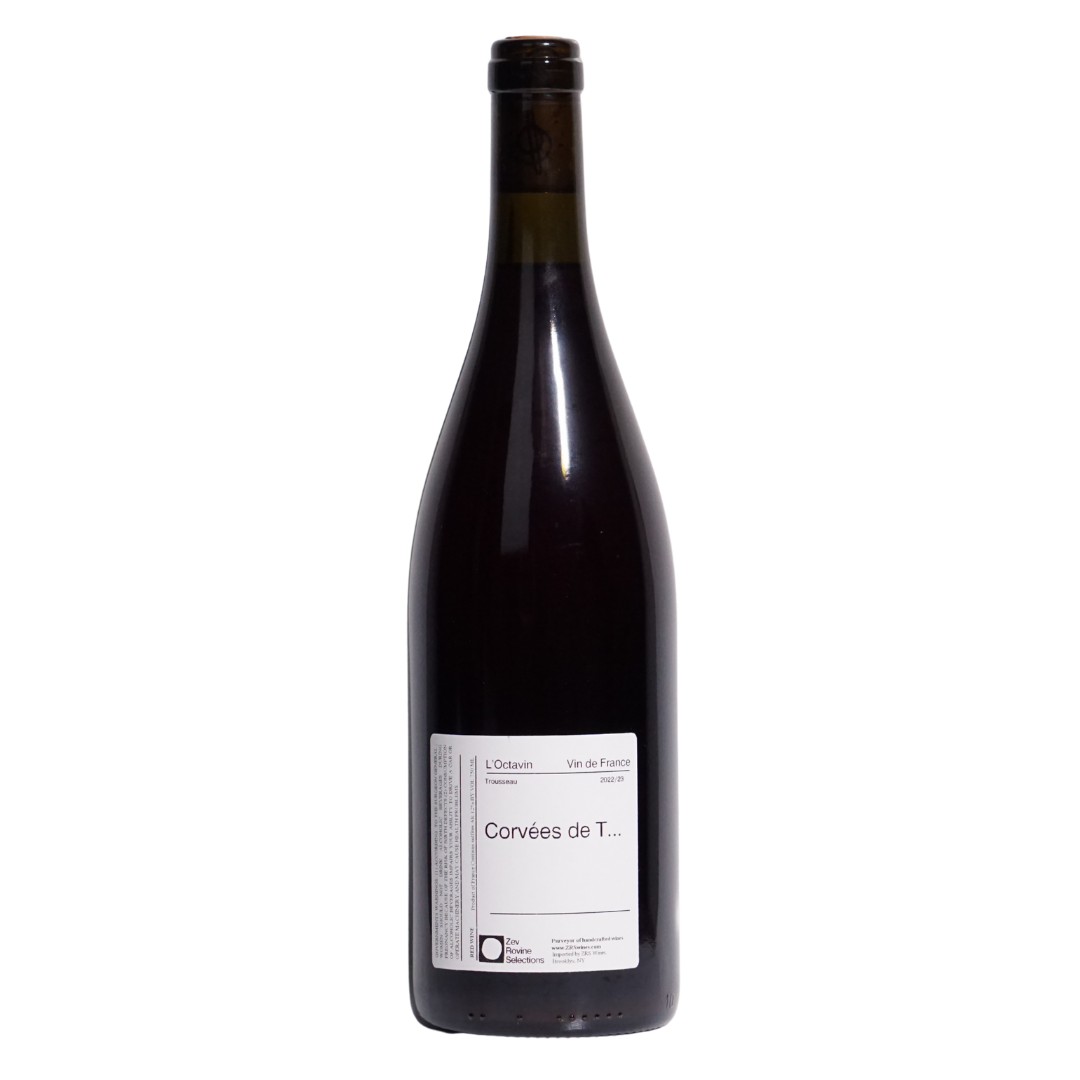 corvee de trousseau arbois red domaine de loctavin natural red france back