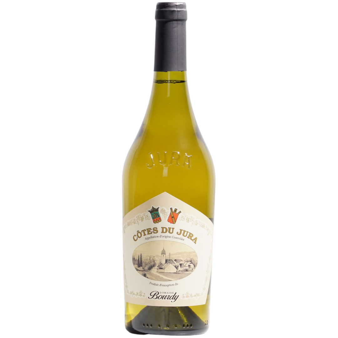 Côtes du Jura White Domaine Bourdy Natural White Wine Jura France Front