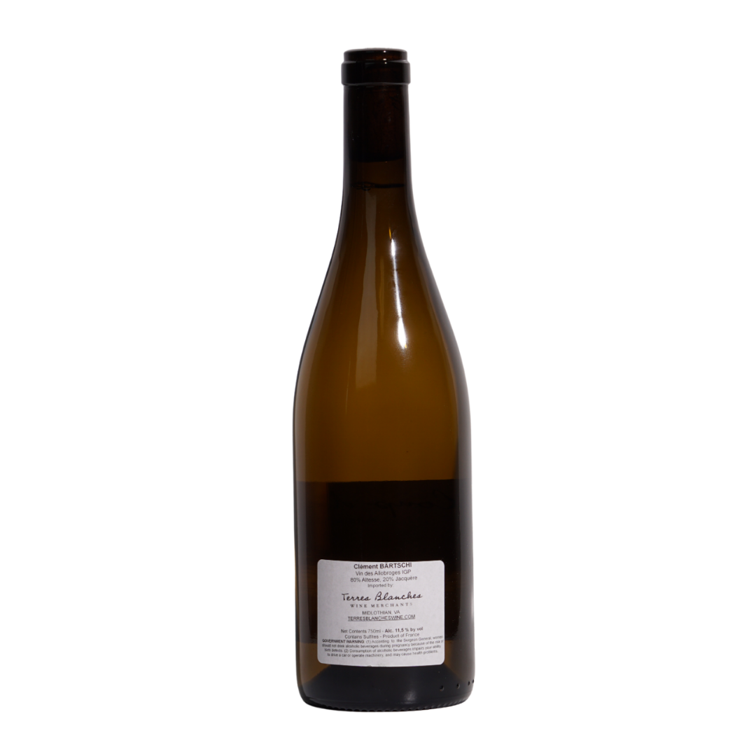 coup de foug blanc igp vin des allobroges domaine bartschi natural White wine Savoie France