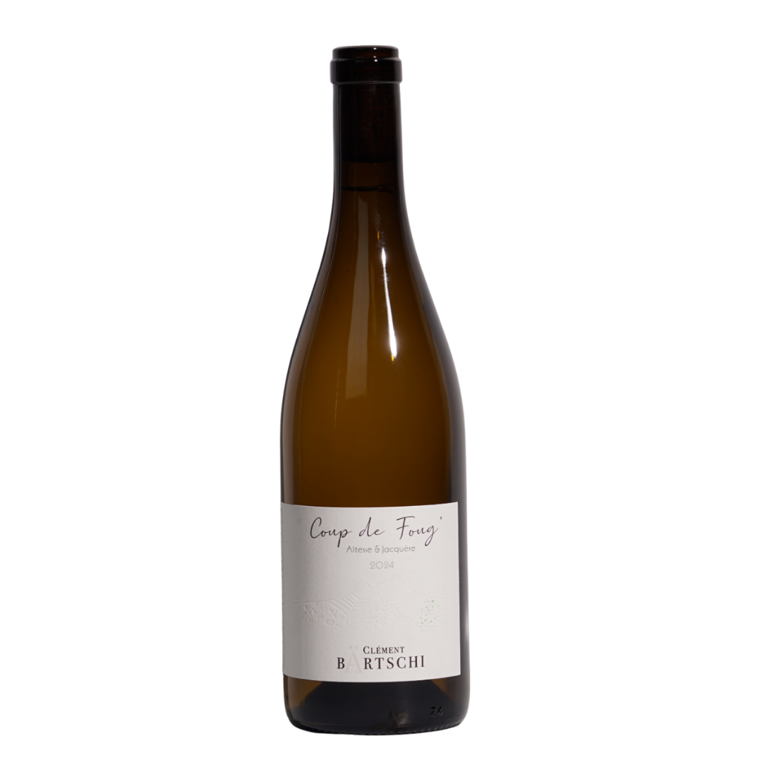coup de foug blanc igp vin des allobroges domaine bartschi natural White wine Savoie France