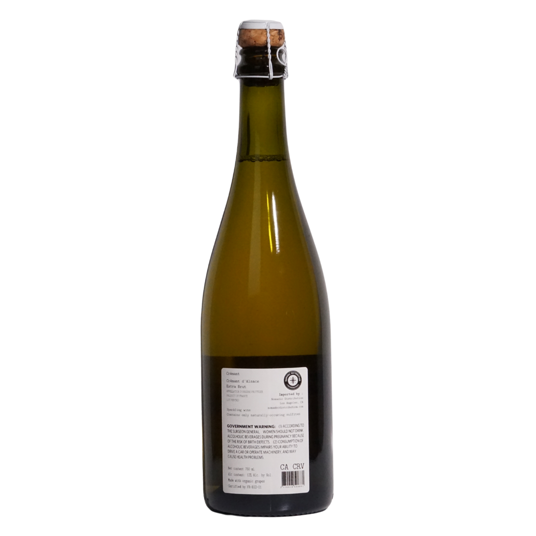 cremant 2021 pepin natural white france back
