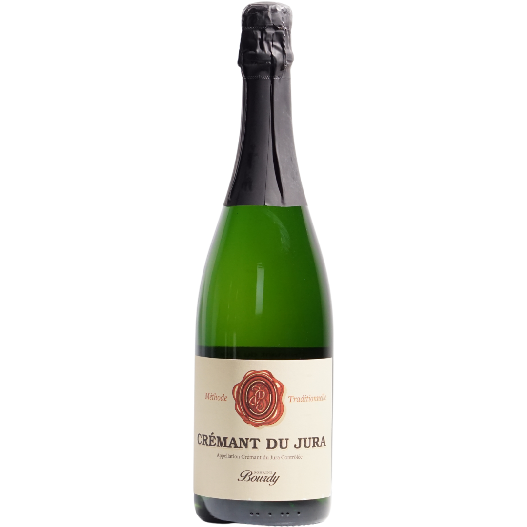 Cremant du Jura Sparkling Domaine Bourdy Natural Sparkling Wine Jura France