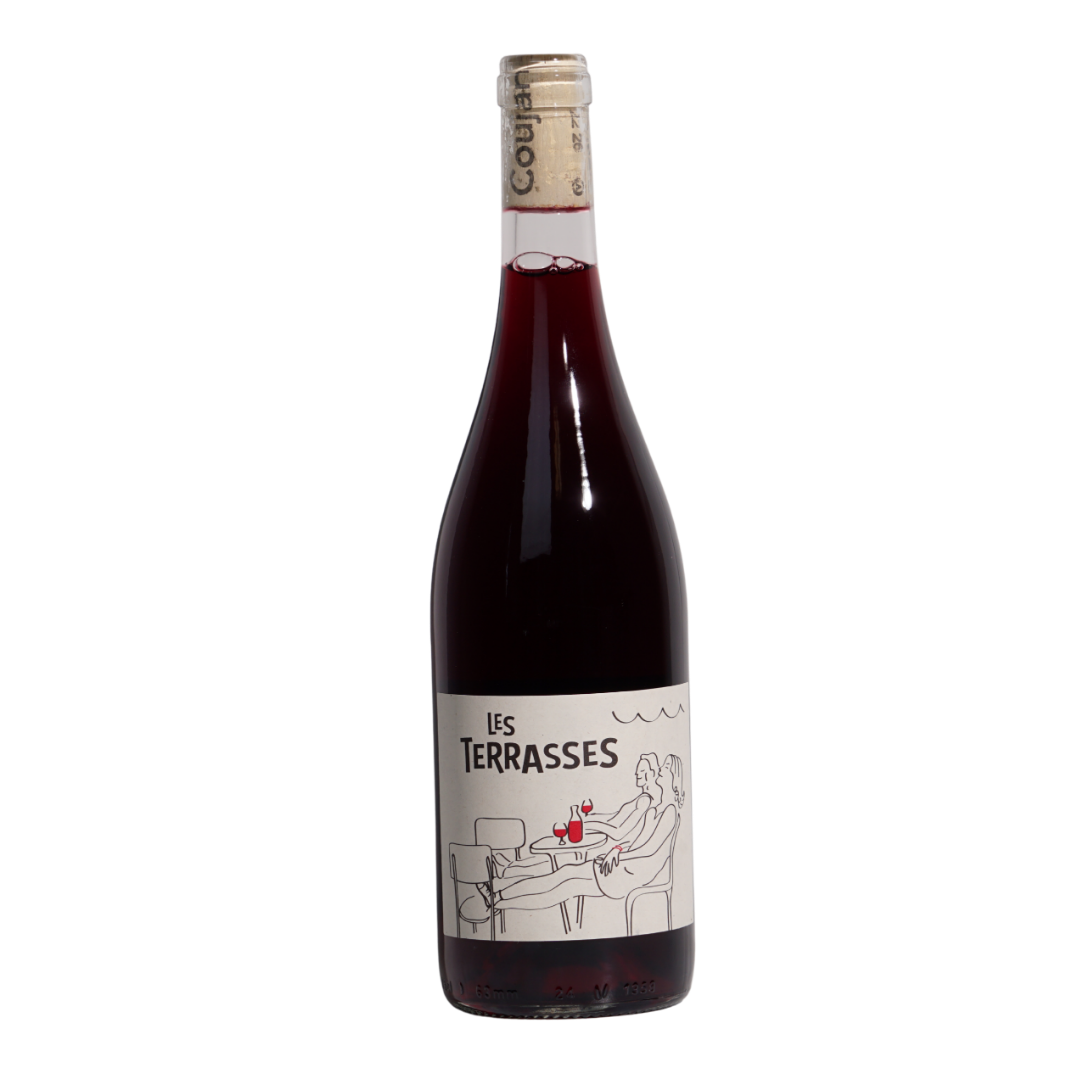 cuvee terrasses chateau coujan natural Red wine Languedoc France